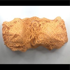 Victorias Secret Lined Balconette Lace Strapless